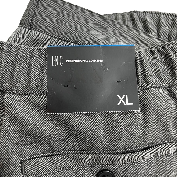 Men’s Herringbone Pleated Suit Pants XL INC International Concepts - Picture 10 of 13